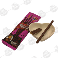 Vente en gros de boîtes d'emballage en vrac de biscuits croustillants enrobés de chocolat Halal doux délicieux pour enfants