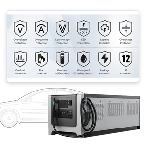 Nouvelle station de charge rapide portable pour véhicules électriques 75 kWh, 141 kWh, 200 kWh, stockage d'énergie, 120 kW, CCS2/CCS1/GBT, Road D141BD1-01 Th - Product Image 4