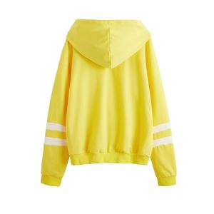 Sweat-shirts à capuche en molleton imprimés surdimensionnés et respirants pour femmes, à manches longues, avec poches, nouveau style, motif sur le devant, pour l'hiver et l'automne - Product Image 4