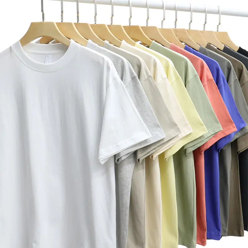 เสื้อยืดผู้ชายผ้าฝ้ายสีพื้นแบบลำลองสำหรับผู้ชายเสื้อยืดผ้าคอตตอน100% โลโก้แบรนด์ของคุณแบบกำหนดเอง