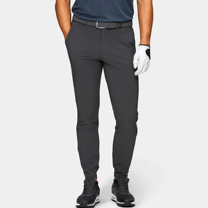 Wholesale High Quality Spandex / Cotton Men Sports Golf Wear Lightweight Elastic <b>Cuffed</b> Four-Way Stretch <b>Jogger</b> - Product Image 4