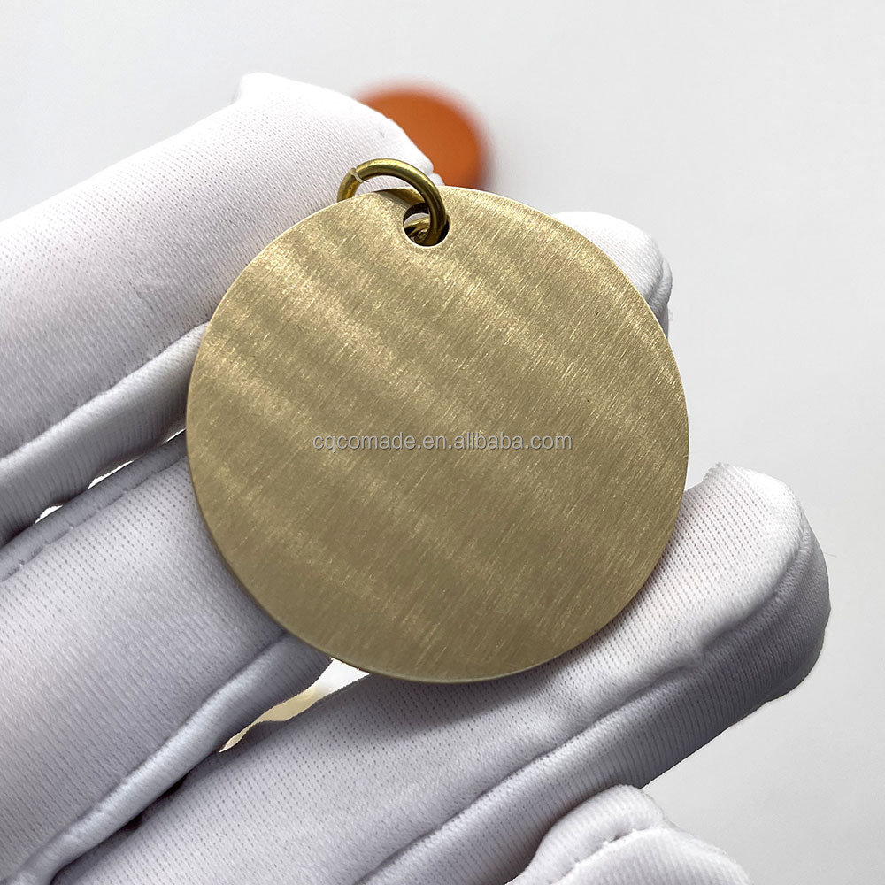 Ottone Spazzolato Rotondo