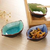 Chinese-style Gravy Boats Ceramic Leaf Ceramic Tableware Kitchen Restaurant Multi-purpose Sauce Dish