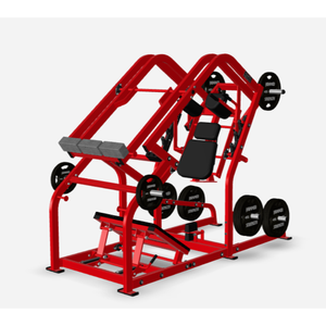 상업용 고강도 피트니스 장비 상업용 헬스장 플레이트 로드 근력 강화 레그 프레스 펜듈럼 스쿼트 머신 - Product Image 1