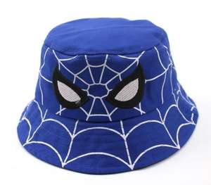 Sombrero de Pescador de Spiderman para Niños XUX, Diseño de Dibujos Animados, Sombrero de Protección Solar para Niños al Aire Libre, Gorras Bordadas al por Mayor, 4 Colores, 52 cm - Product Image 5