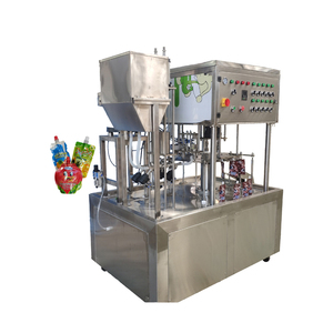 <span class=keywords><strong>Pas</strong></span> <span class=keywords><strong>cher</strong></span> en gros <span class=keywords><strong>Petit</strong></span> autoportant Boisson buse d'aspiration gelée sac emballage et machine de remplissage - Product Image 2