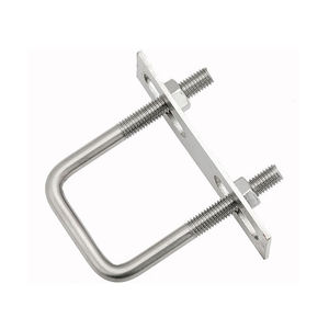 Fabricación u-bolt abrazadera de tubo precio galvanizado Q235 acero dulce acero inoxidable 304 316 U tipo perno de anclaje M16 - Product Image 3