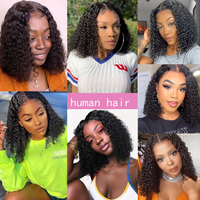 Perruques Courtes Coupe Pixie 13x4 HD Lace Frontale Sans Colle, Perruques Courtes Ondulées Droites Effilées SDD, Perruque Complète Lace Frontal Bob Court Coupe Émoussée Cheveux Humains