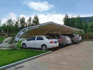 โครงสร้างหลังคาคลุมที่จอดรถแบบยืดหยุ่นคุณภาพสูง ปรับแต่งได้ตามต้องการ พร้อมระบบกันแดด - Product Image 6