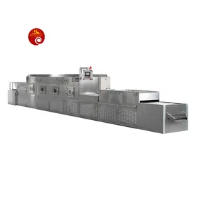Tunnel Oven Dryer Microwave Belt Type Drying And Sterilization Machine Microwave Mealworms Drying Machine