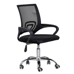 Chaise de bureau ergonomique moderne et minimaliste, chaise de bureau respirante en maille de personnel chaise d'étudiant à ascenseur rotatif