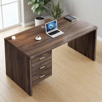 Bureau de travail minimaliste moderne en PVC en forme de barre pour une personne, 12m/14m, poste de travail scolaire et de bureau avec ensemble chaise et bureau d'ordinateur