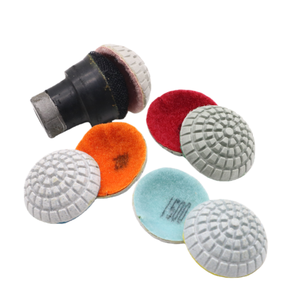 50 #   3000'e kadar #   2 İnç Konveks Kase Şeklinde Elmas Parlatma Pedleri Taş Mermer Granit Islak Parlatma İçin Açılı Taşlama Makinesinde Kullanım İçin - Product Image 2