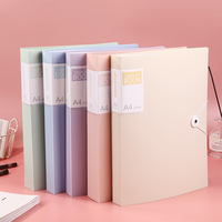 Carpeta de Documentos Transparente A4 de PP Multicapa Modelo 02 para Clasificación de Exámenes Estudiantiles, Organización de Contratos de Oficina