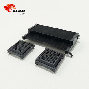 适用于宝马 F90 M5 M8 S63 V8 涡轮增压高性能中冷器中冷管套件，带液压油冷却器，直接安装 - Product Image 5