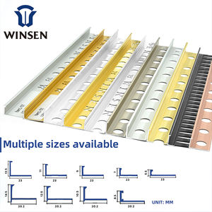 Profilé <span class=keywords><strong>d</strong></span>'angle moderne en L pour <span class=keywords><strong>carrelage</strong></span>, 90 degrés, 8mm 10mm 12mm, en aluminium personnalisé, étanche, durable, installation facile, garantie 5 ans - Product Image 2