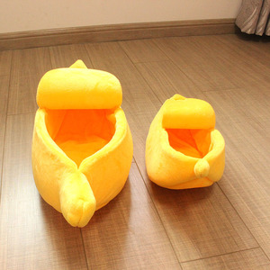 Cuccia per Animali Domestici a Forma di Banana in Cotone Caldo Invernale per Gatti, Chinchilla e Altri Animali - Product Image 3