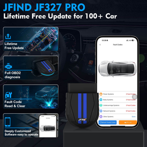 Lecteur de code automobile universel OBD JF327 Pro ELM327 BT5.1 avec application gratuite, scanner de diagnostic complet du système OBD2 - Product Image 6