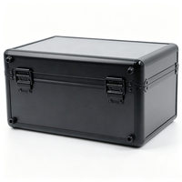Boîte de rangement pour 63 cartes gradées, présentoir en acrylique transparent à 3 rangées avec serrure à code TSA pour cartes de sport PSA BGS CGC