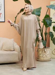 <span class=keywords><strong>Abaya</strong></span> élégante <span class=keywords><strong>et</strong></span> tendance à manches chauve-souris, <span class=keywords><strong>Djellaba</strong></span> pour femmes (sans foulard) - Product Image 6