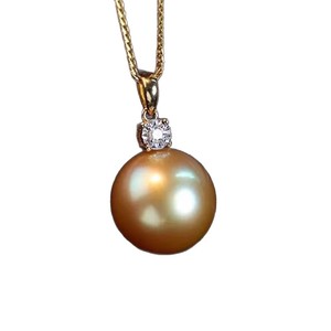Colgante de Moda Femenino DIY, con un Solo Diamante, Cuentas de 9-13 mm, Plata S925, Accesorios de Perlas 31305, Soporte para Colgante Vacío - Product Image 4