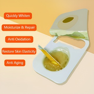 Masque de nuit réparateur pour le visage, resserre les pores, blanchissant et hydratant, avec rétinol et vitamine C, masque naturel à l'œuf pour le nez - Product Image 1