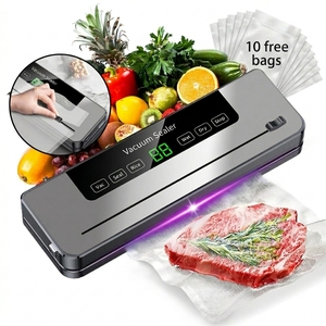 Machine de mise <span class=keywords><strong>sous</strong></span> <span class=keywords><strong>vide</strong></span> automatique à écran tactile pour aliments, scellant <span class=keywords><strong>sous</strong></span> <span class=keywords><strong>vide</strong></span> pour aliments secs et liquides - Product Image 1