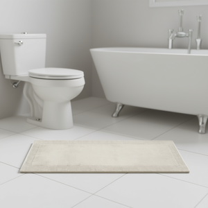 Tapis de bain en coton tufté DB 3000 GSM, réversible, avec support TPR, rectangulaire, pour usage domestique - Product Image 2