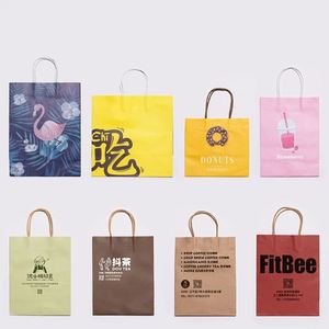 En 2024, la Fábrica Ofrece Bolsas de Papel Kraft Reutilizables con Logotipos Personalizados, Ecológicas, Duraderas y Perfectas para Empacar - Product Image 3