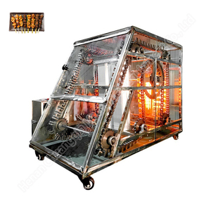 Pincho <span class=keywords><strong>de</strong></span> carne Barbacoa Calefacción eléctrica Barbacoa sin humo Cocina <span class=keywords><strong>Parrilla</strong></span> para no fumadores Horno rotativo eléctrico para asar Lechón - Product Image 2