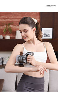 Derin doku titreşimli ve selülit kaldırma ağrı kesici zamanlama kontrolü için döner masaj ile güçlü akülü vücut masajı - Product Image 4