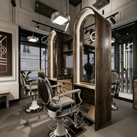 Aménagement intérieur sur mesure pour salons de coiffure et de beauté haut de gamme – Ensembles de mobilier professionnels