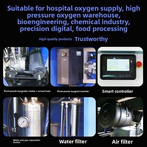 Aeolus sw75 75hp 55Kw dầu-miễn phí làm mát không khí R004 biến tần số câm Vít Máy nén khí công nghiệp 380V văn phòng phẩm - Product Image 3