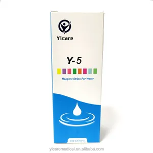 Kits de prueba de agua de buena calidad, tiras de prueba de calidad del agua, GH/PH/CIR/NO3/NO2/KH, 6 en 1, gran oferta