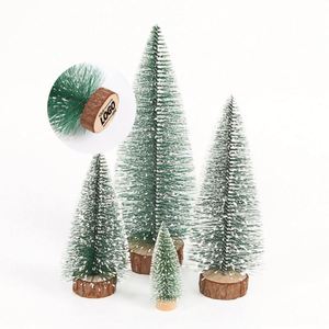 Custom Mini Christmas <b>Trees</b>, 7 Sizes Artificial <b>Bottle</b> <b>Brush</b> for Table Decor & Promotional Gifts - Product Image 1