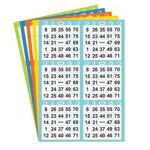 15 Colores Personalizados, Populares, 75 Bolas, Números de Bingo para Fiestas, Tarjetas de Juego de Bingo - Product Image 1