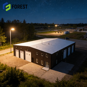 Entrepôt logistique préfabriqué en structure acier pour stockage, distribution, usage résidentiel et hospitalier, atelier galvanisé CZ robuste - Product Image 1