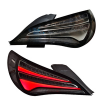 Pour Mercedes-Benz CLA W117 2013-2019 : Paire de feux arrière améliorés gauche et droit, noir fumé, LED 3D, ensemble de feux arrière, remplacement direct