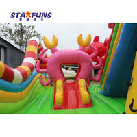 Aire de jeux gonflable pour enfants, château plein d'entrain, grand équipement d'amusement gonflable pour enfants
