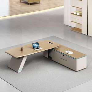 Escritorio Ejecutivo Minimalista Moderno de MFC, Mesa Convertible para Jefe, Mesa para Presidente/Gerente, Escritorio de Oficina de Lujo - Product Image 4