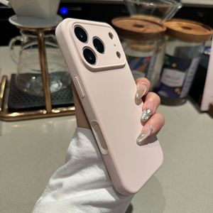 Étui de téléphone de luxe en silicone liquide étanche avec grande fenêtre, trous fins et support de téléphone pour Apple iPhone 17 Pro Max - Product Image 5