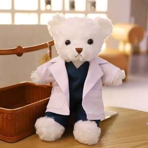 Oso de Peluche Médico de 30 cm de Alta Calidad al por Mayor con Logotipo Personalizado, Juguete de Peluche para Regalo de Cumpleaños o Recuerdo - Product Image 4