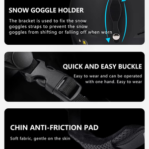 2024 mùa đông Thể Thao Tùy chỉnh chất lượng cao ABS Shell Snowboard Mũ bảo hiểm thiết kế ban đầu trượt tuyết mũ bảo hiểm - Product Image 5