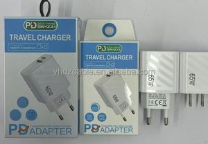 PD Phone Charger 65W <b>USB</b>-C Power Adapter US/EU <b>Socket</b> Type C <b>USB</b> Wall Charger A+C Charger - Product Image 6