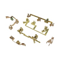 Pièces d'emboutissage de précision complexes en cuivre, laiton et acier inoxydable, usinage CNC personnalisé, quincaillerie de contact électrique