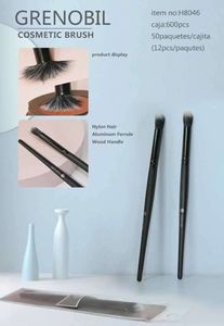 Set di Pennelli per Trucco Crenpall PZ X600 6 Pezzi Pennello per Polvere in Nylon con Manico Rotondo in Legno - Product Image 3