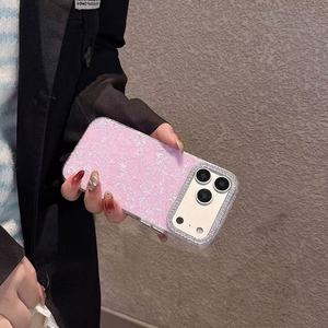 เค<span class=keywords><strong>ส</strong></span>โทรศัพท์แฟชั่นลายหินอ่อนกรอบกล้องเพชรสำหรับ iPhone 17 16 15 14 PRO MAX - Product Image 4