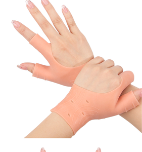 Gants respirants pour l'arthrite du pouce, attelle de soutien du poignet, gants sans doigts avec coussinets en gel pour blessures à la main, pour les douleurs articulaires et les entorses - Product Image 1