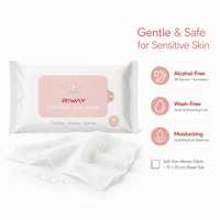 Tisu Perawatan Kewanitaan Aroma Sesuai Selera 30 Lembar Kemasan Datar Bebas Alkohol Tanpa Bilas Melembapkan 15x20cm Bahan Non Woven OEM ODM