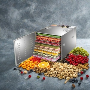 10 khay Máy sấy thực phẩm Trái Cây thương mại rau quả Jerky dehydrator dứa rau và trái cây máy sấy thực phẩm dehydrator - Product Image 1